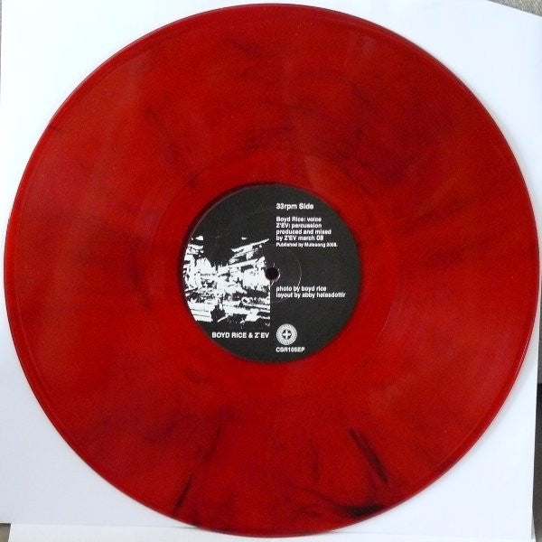 Boyd Rice & Z`EV* : Untitled (12", EP, Ltd, Red)