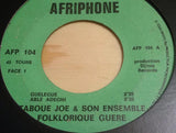 Taboue Joe & Son Ensemble Folklorique Guere : Gelegue / Able Adegni / Dent Couflan / Aho Yayi (7", EP)