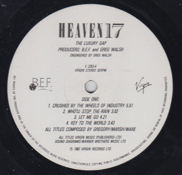 Heaven 17 : The Luxury Gap (LP, Album)