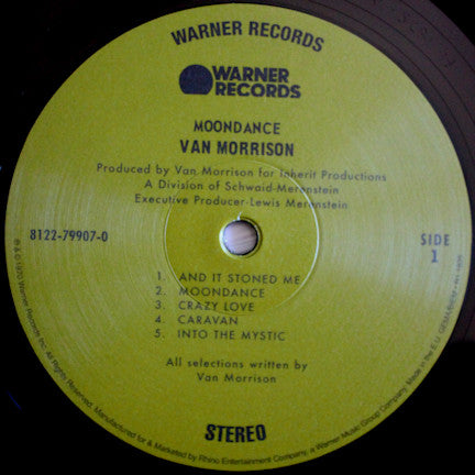 Van Morrison : Moondance (LP, Album, RE, RP, 180)