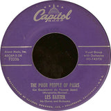 Les Baxter His Chorus And Orchestra* : The Poor People Of Paris (La Goualante Du Pauvre Jean) / Theme From "Helen Of Troy" (7", Single)
