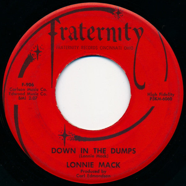 Lonnie Mack : Memphis / Down In The Dumps (7", Single)