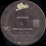 Heatwave : Lettin' It Loose / Mind What You Find (12")