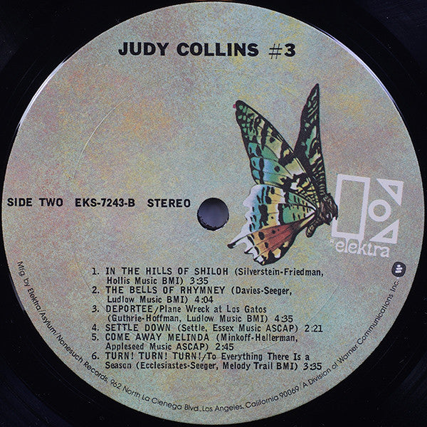 Judy Collins : Judy Collins #3 (LP, Album, RP)