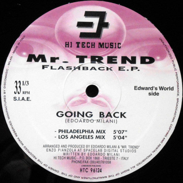 Mr. Trend : Flashback E.P. (12", EP)