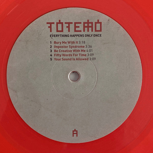 Totemo : Everything Happens Only Once (LP, Album, Pin)