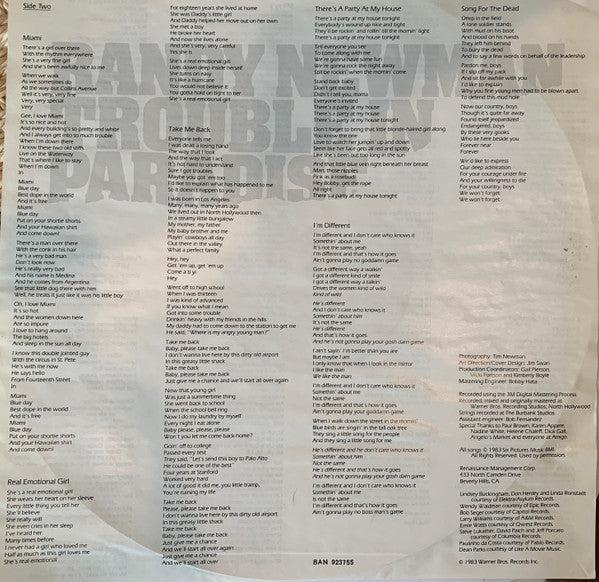 Randy Newman : Trouble In Paradise (LP, Album)