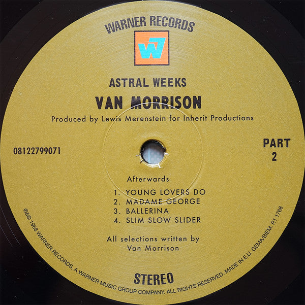 Van Morrison : Astral Weeks (LP, Album, RE, RP, 180)