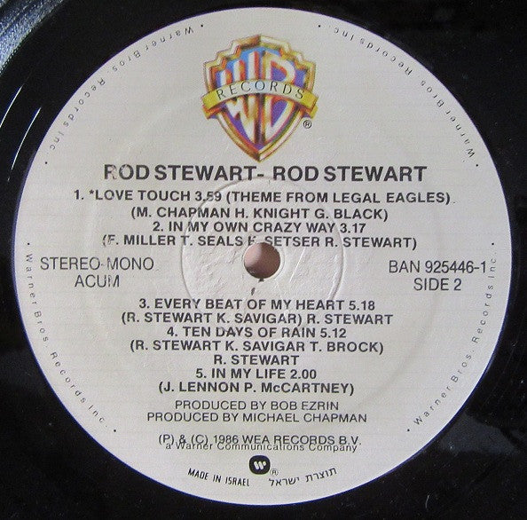 Rod Stewart : Rod Stewart (LP, Album)