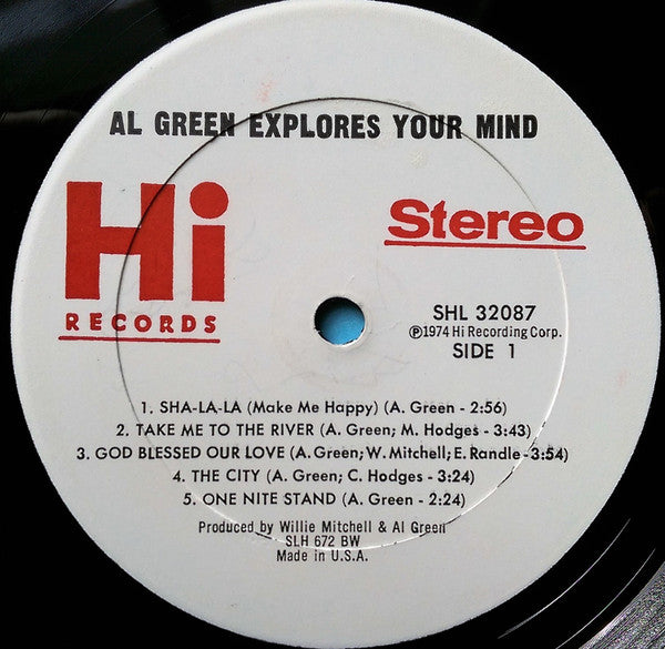 Al Green : Explores Your Mind (LP, Album, BW )