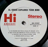 Al Green : Explores Your Mind (LP, Album, BW )