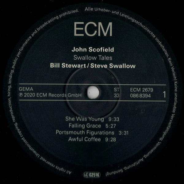 John Scofield, Bill Stewart, Steve Swallow : Swallow Tales (LP, Album)