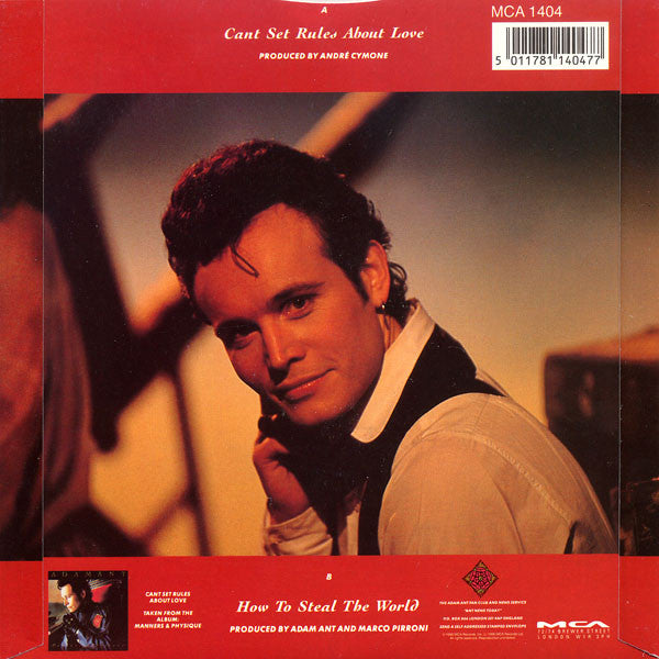 Adam Ant : Cant Set Rules About Love (7", Single)