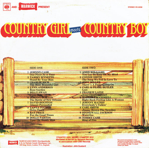 Various : Country Girl Meets Country Boy (LP, Comp)