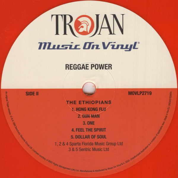 The Ethiopians : Reggae Power (LP, Album, Mono, Ltd, Num, RE, Ora)