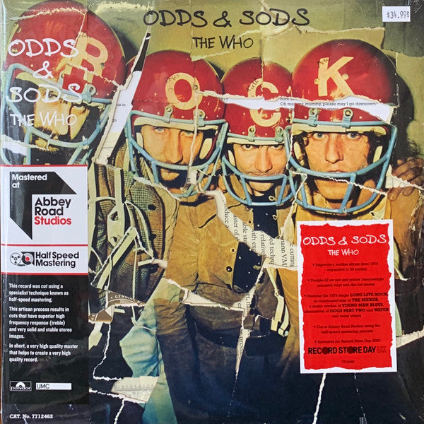 The Who : Odds & Sods (Album, Ltd, RE, RM + LP, Red + LP, Yel)