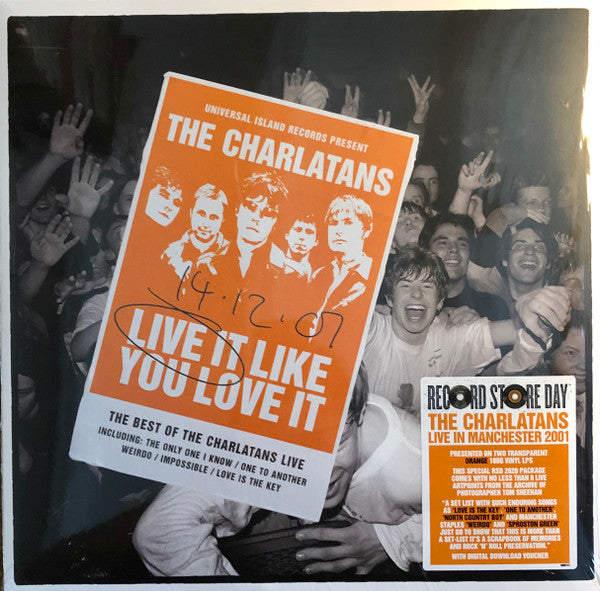 The Charlatans : Live It Like You Love It (2xLP, Album, Comp, RE, Ora)