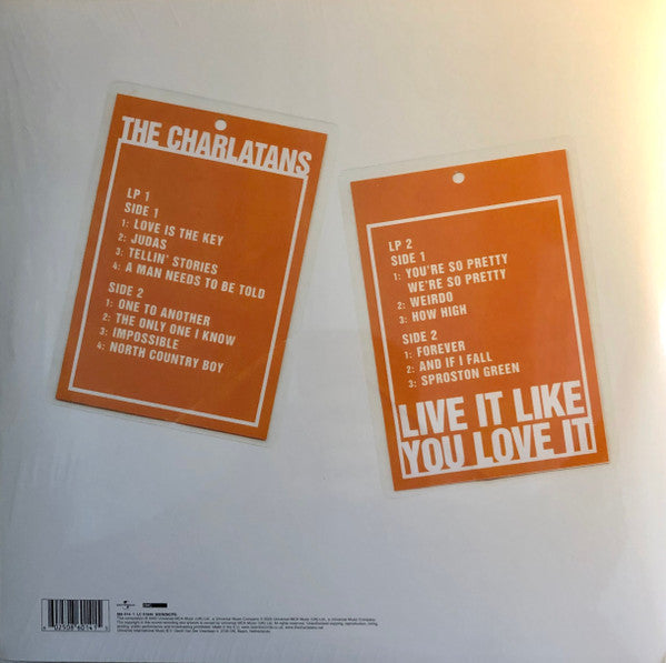 The Charlatans : Live It Like You Love It (2xLP, Album, Comp, RE, Ora)