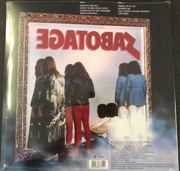 Black Sabbath : Sabotage (LP, Album, RE, RM, 180)