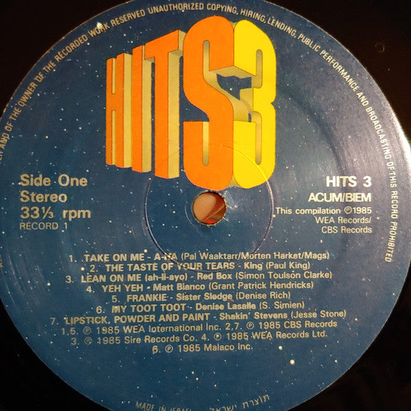 Various : Hits 3 - The Album (2xLP, Comp, Gat)