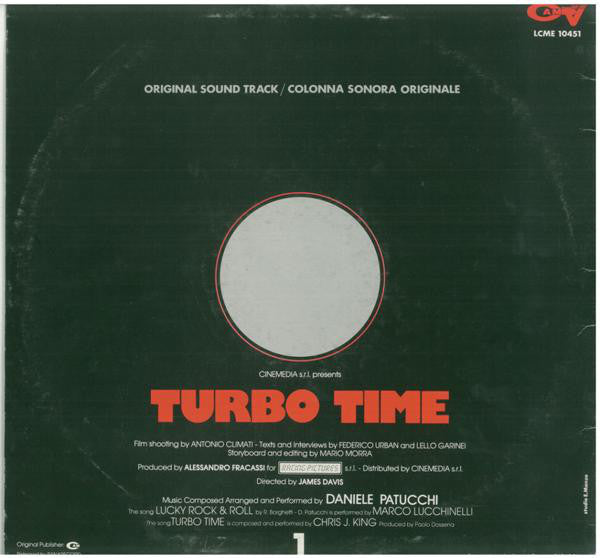 Daniele Patucchi : Turbo Time (Original Soundtrack) (LP, MiniAlbum)
