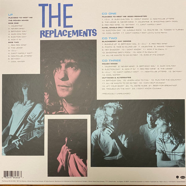 The Replacements : Pleased To Meet Me (Box, Dlx + CD, Album, RE, RM + 2xCD + LP)