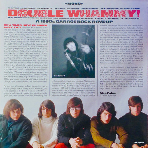 Various : Double Whammy! A 1960s Garage Rock Rave-Up (LP, Comp, Mono, Ltd, Blu)