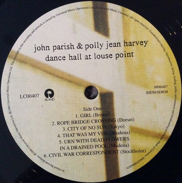 John Parish & Polly Jean Harvey* : Dance Hall At Louse Point (LP, Album, RE, 180)