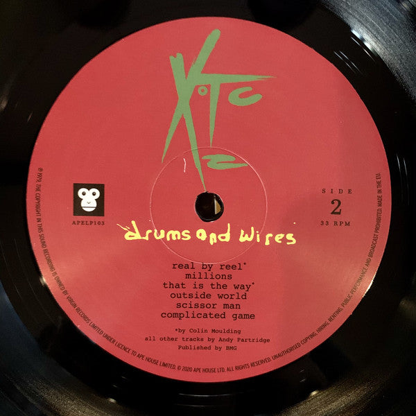 XTC : Drums And Wires (LP, Album, 200 + 7", Single, Ltd + RE)