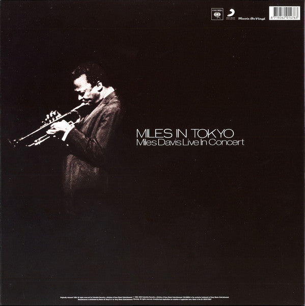 Miles Davis : Miles In Tokyo (LP, Album, RE, RM, Gat)