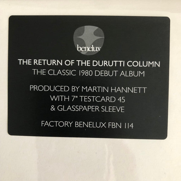 The Durutti Column : The Return Of The Durutti Column (LP, Album, RE + 7", RE, Red)