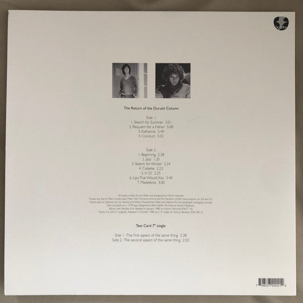 The Durutti Column : The Return Of The Durutti Column (LP, Album, RE + 7", RE, Red)