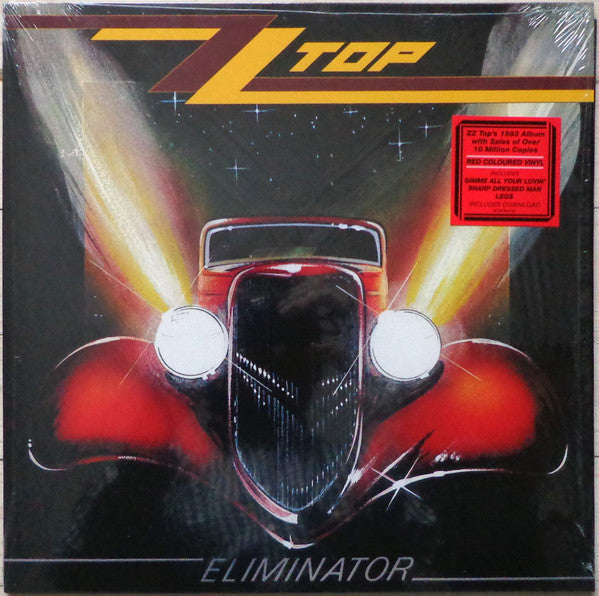 ZZ Top : Eliminator (LP, Album, RE, RM, Red)