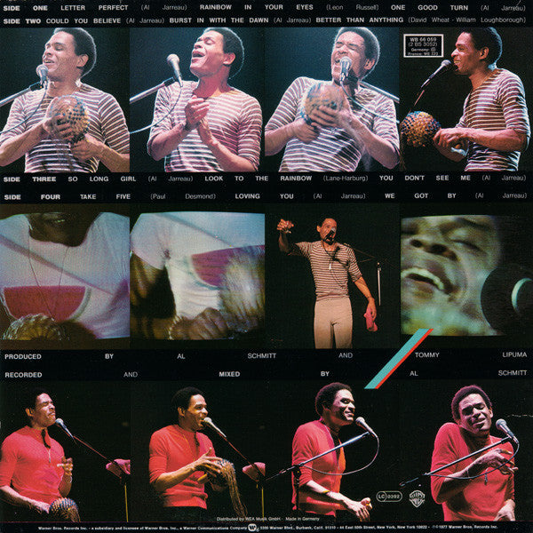 Al Jarreau : Look To The Rainbow - Live In Europe (2xLP, Album, RE)