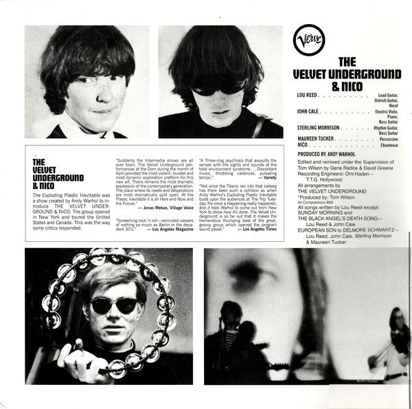 The Velvet Underground & Nico (3) : The Velvet Underground & Nico (LP, Album, RE, 180)
