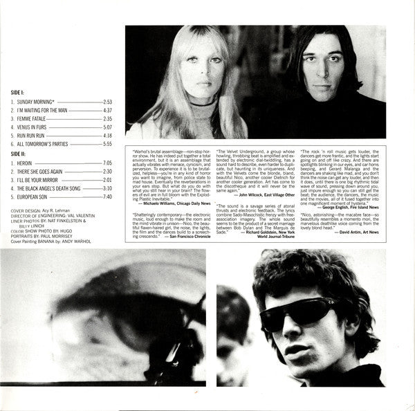 The Velvet Underground & Nico (3) : The Velvet Underground & Nico (LP, Album, RE, 180)