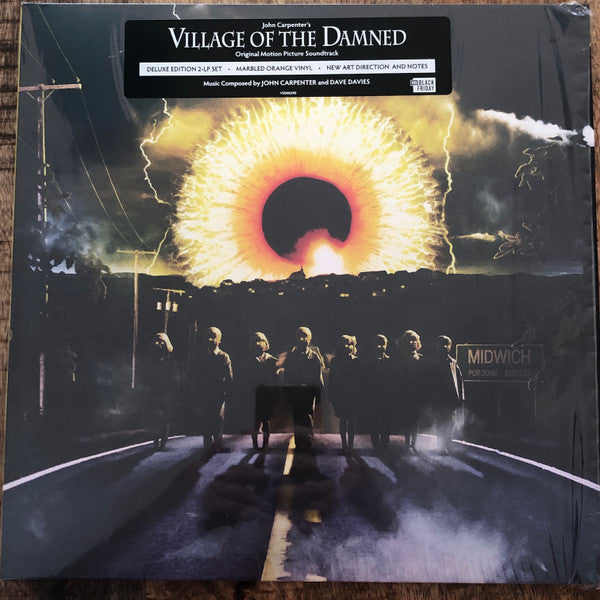 John Carpenter & Dave Davies : Village Of The Damned (Original Motion Picture Soundtrack) (2xLP, Album, Dlx, RE, Ora)