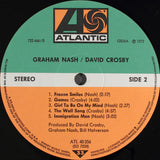 Graham Nash & David Crosby* : Graham Nash / David Crosby (LP, Album, Tri)