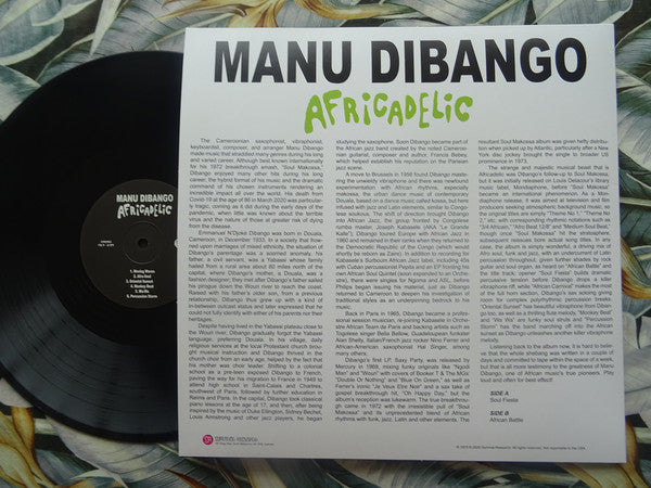 Manu Dibango : Africadelic (LP, Album)