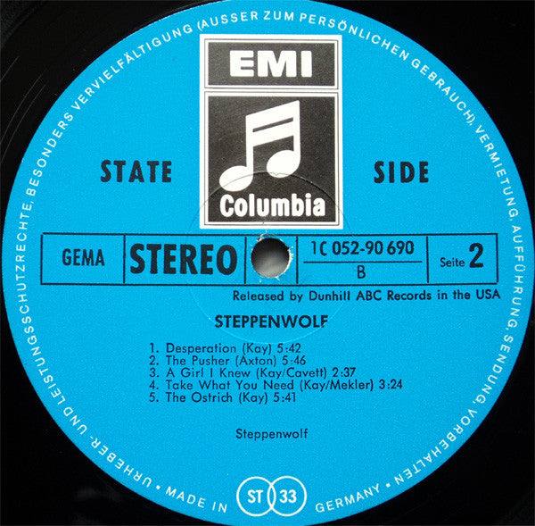 Steppenwolf : Steppenwolf (LP, Album, RE)