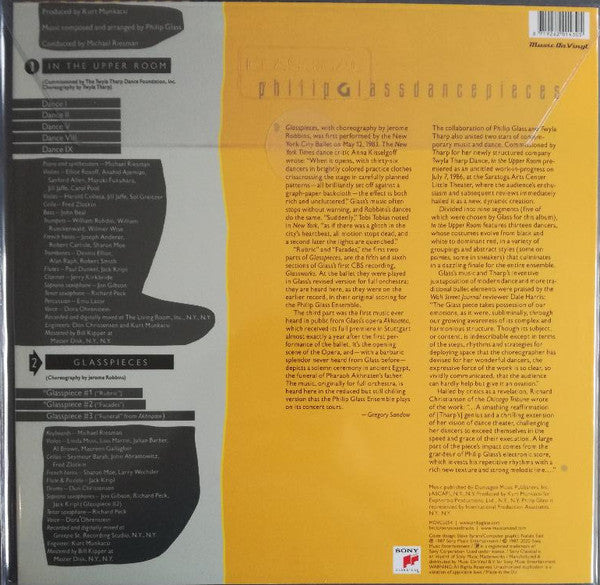 Philip Glass : Dancepieces (LP, Album, RE, 180)