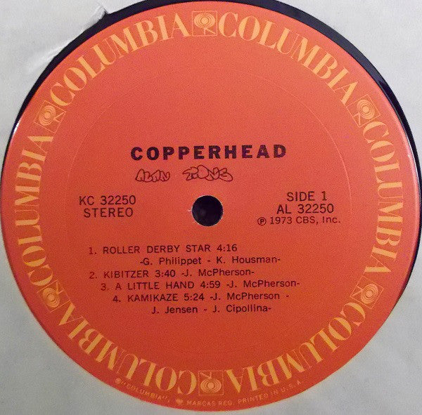 Copperhead : Copperhead (LP, Album, San)