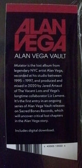 Alan Vega : Mutator (LP, Album)