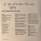 John Lennon / The Plastic Ono Band : John Lennon / Plastic Ono Band (LP, Album, RE + LP)