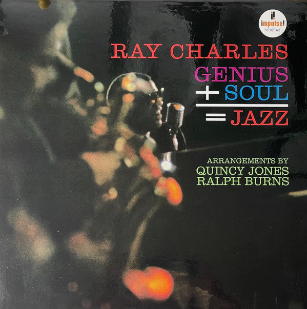 Ray Charles : Genius + Soul = Jazz (LP, Album, RE, RP, 180)