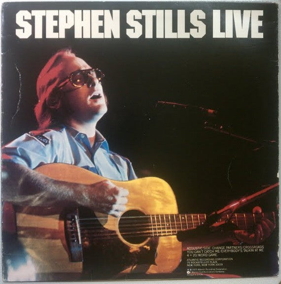 Stephen Stills : Stephen Stills Live (LP, Album)