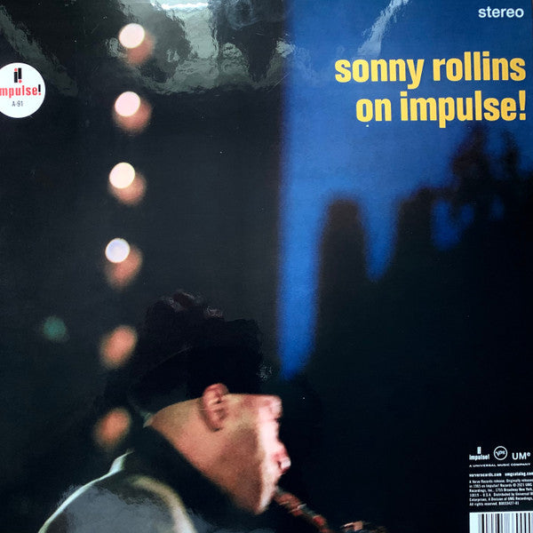 Sonny Rollins : On Impulse! (LP, Album, RE, 180)