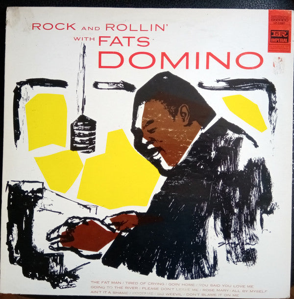 Fats Domino : Rock And Rollin' With Fats Domino  (LP, Album)