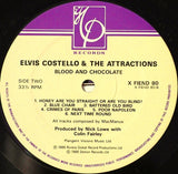 Elvis Costello And The Attractions* : Blood & Chocolate (LP, Album, CBS)