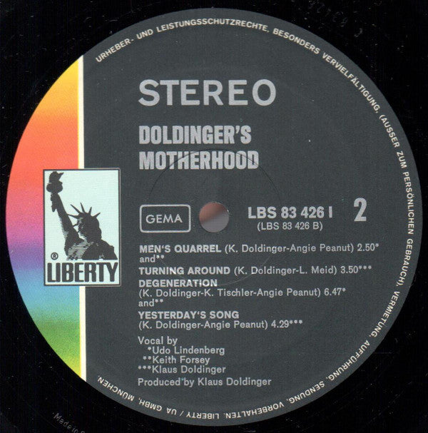 Doldinger's Motherhood* : Motherhood (LP, Album)